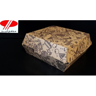 جعبه ايفلوت سوخاري صدفي 2 تكه طرحدار